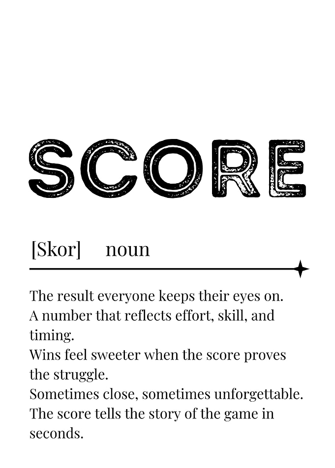 Score Definition Art