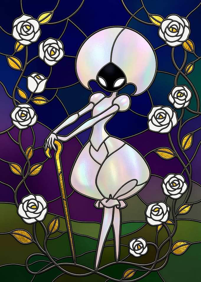 Hollow Knight Silksong: Lace Stained Glass