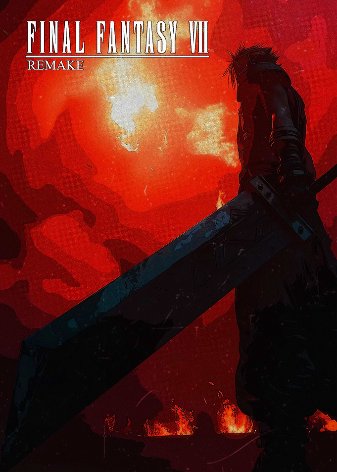 Final Fantasy VII Remake Poster