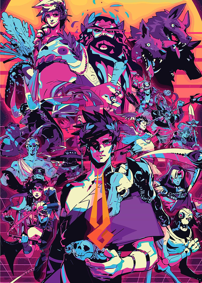 Hades Game Characters Poster