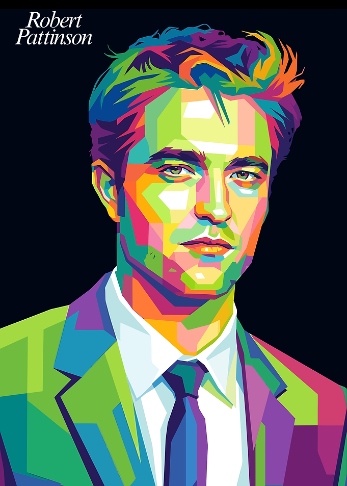 Robert Pattinson Pop Art Portrait