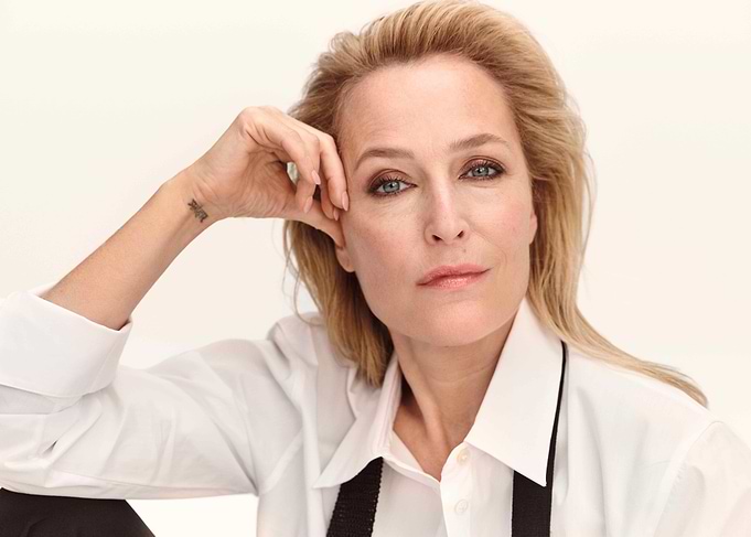 Gillian Anderson in White Shirt