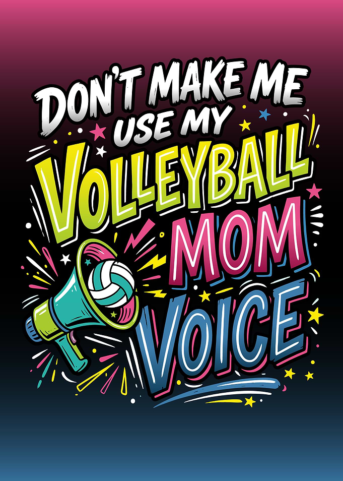 Volleyball Mom Voice Megaphone
