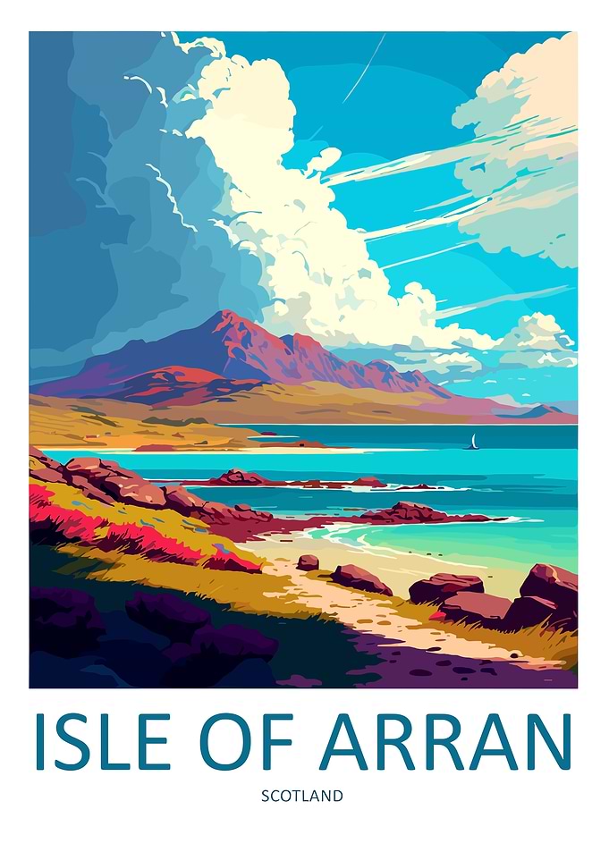 Isle of Arran Scotland Poster
