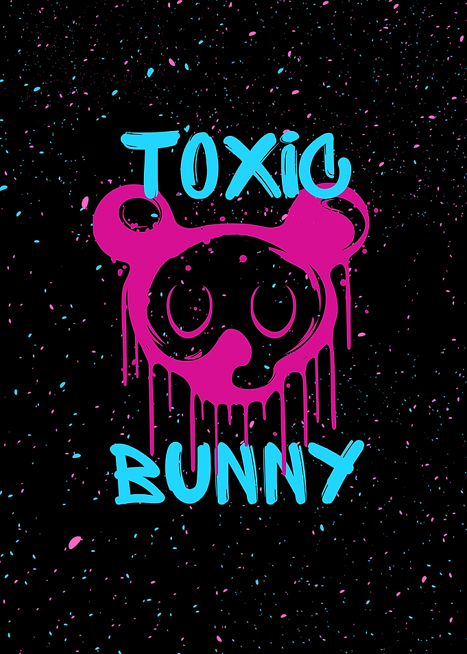 Toxic Bunny Drip Art