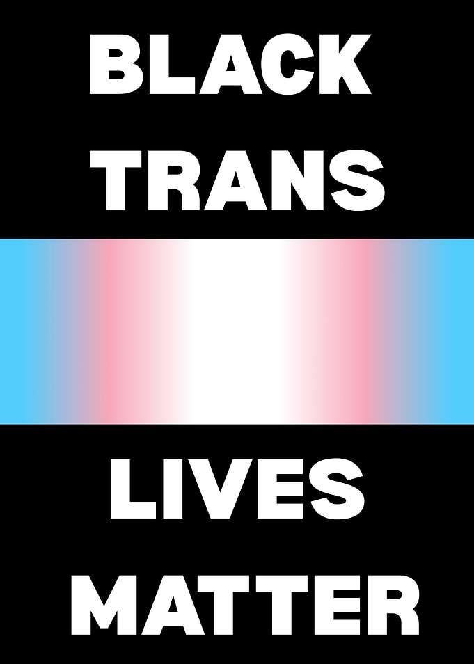 Black Trans Lives Matter Poster