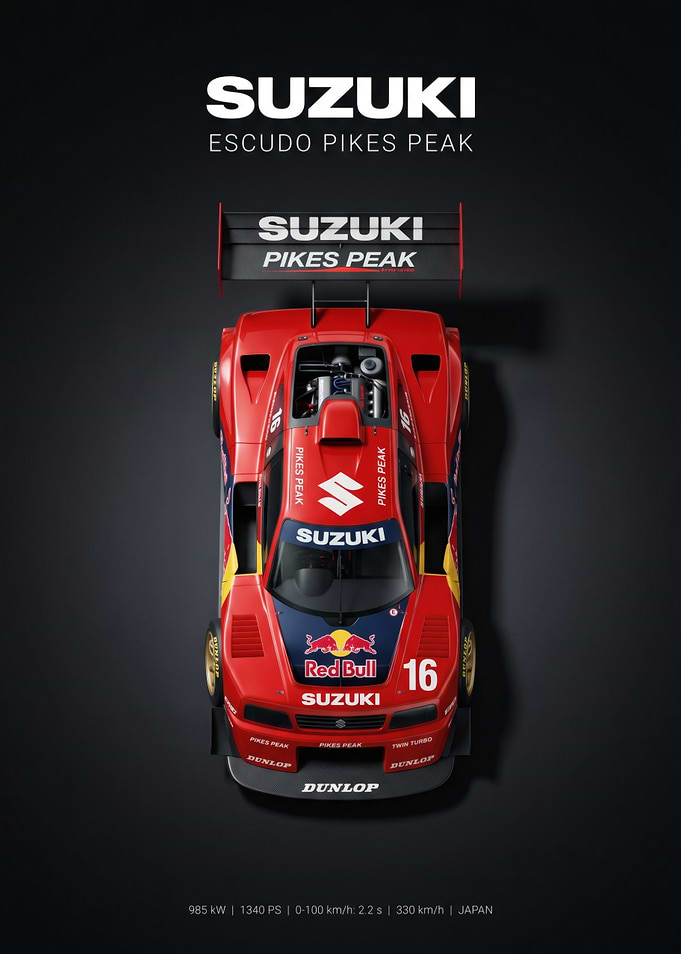 Suzuki Escudo Pikes Peak Race Car
