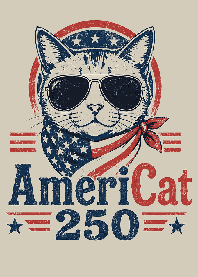 AmeriCat 250 Patriotic Cat