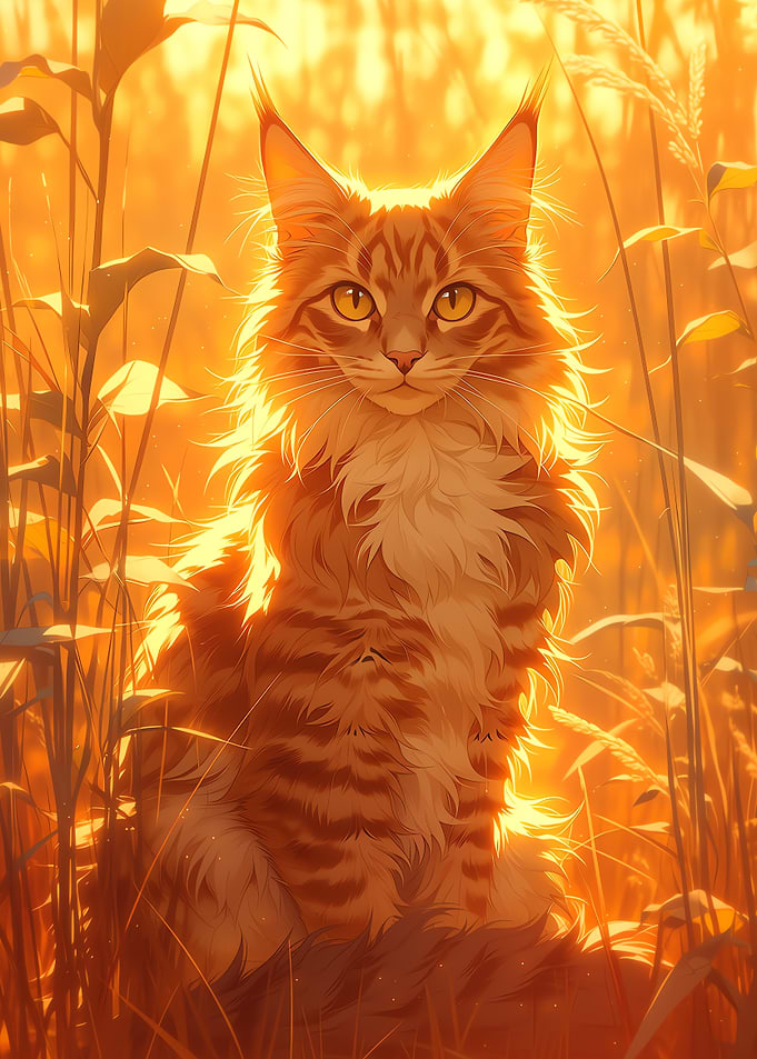 Elegant Maine Coon
