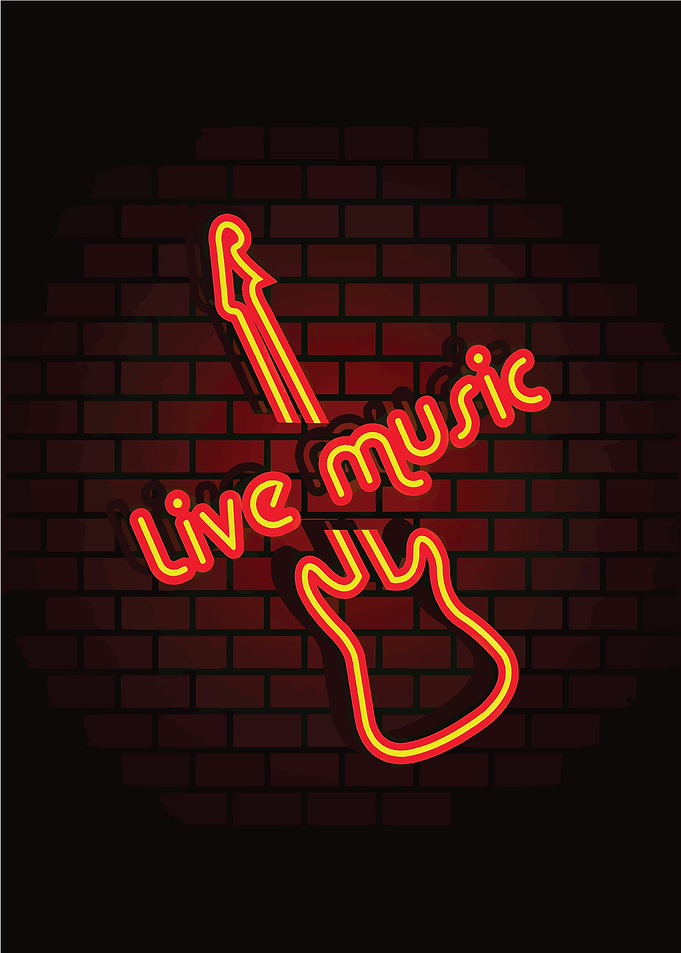 Live Music Neon Sign