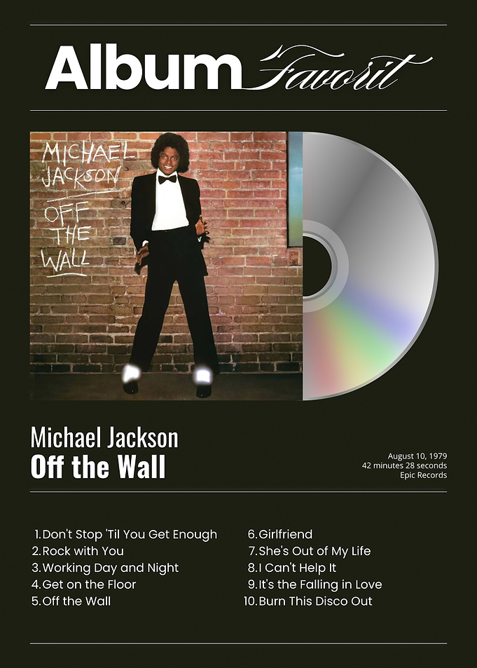 Michael Jackson Off the Wall Album Cover