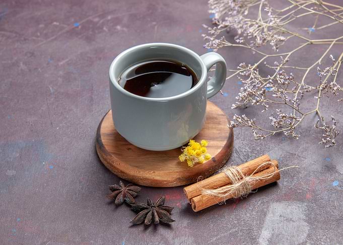 Coffee with Cinnamon and Star Anise