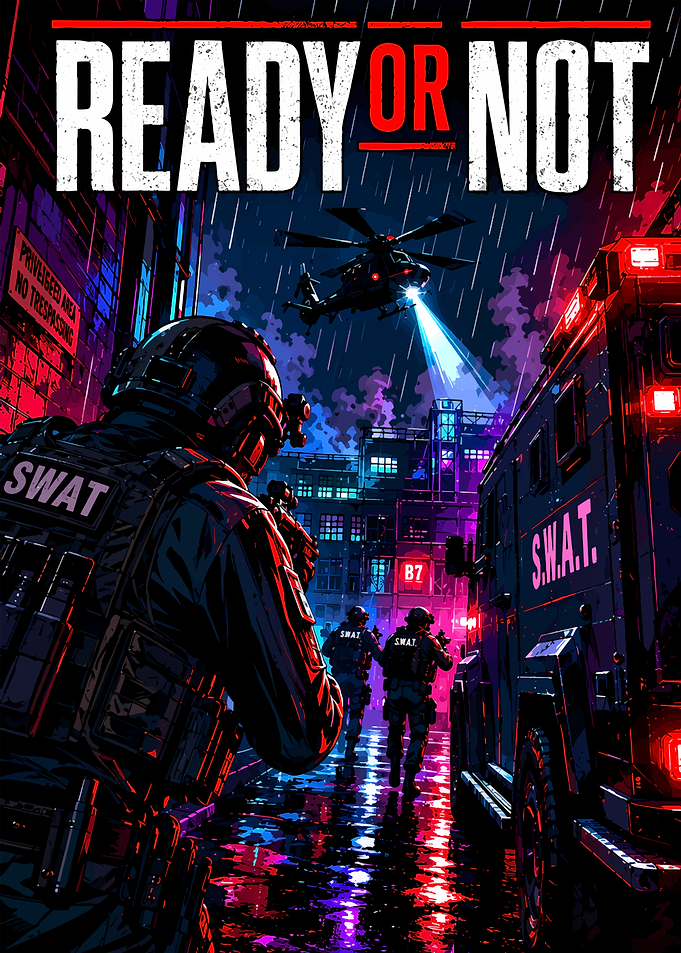 Ready or Not SWAT Team in Rainy City