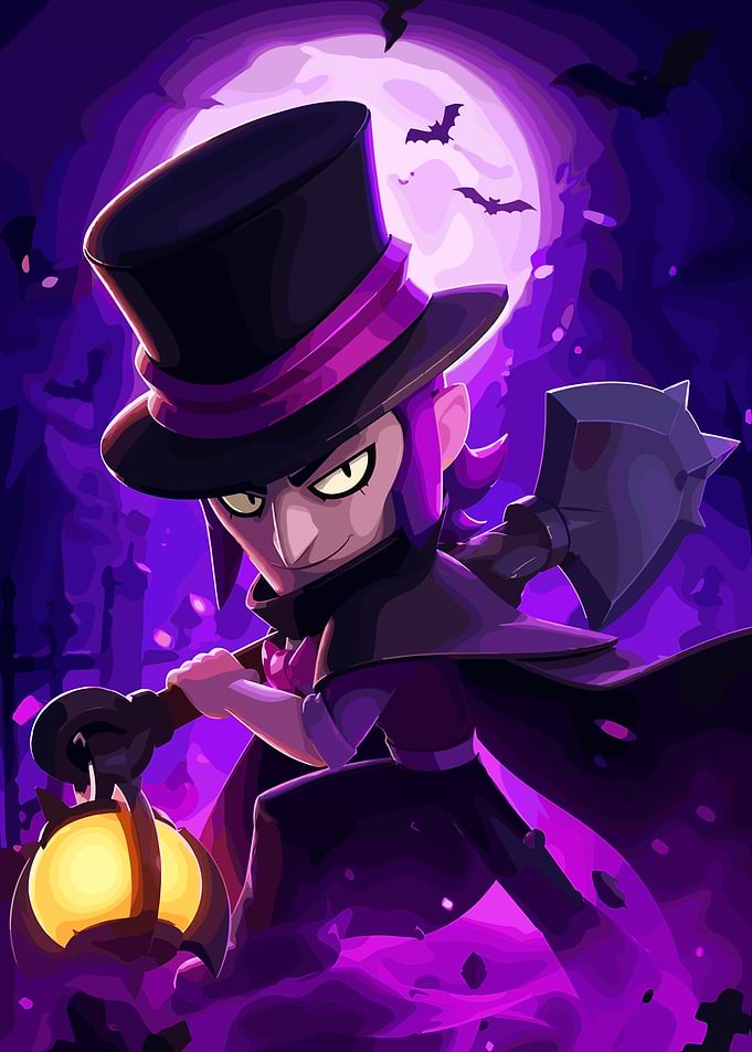 Mortis with Lantern and Axe brawl stars