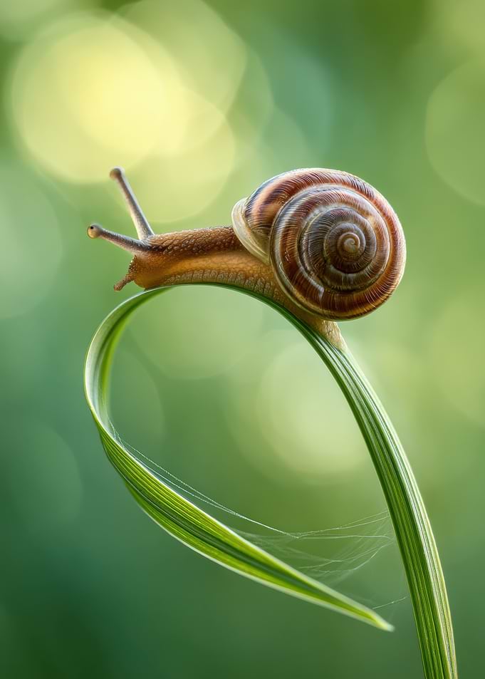 Snail on a Blade of Grass