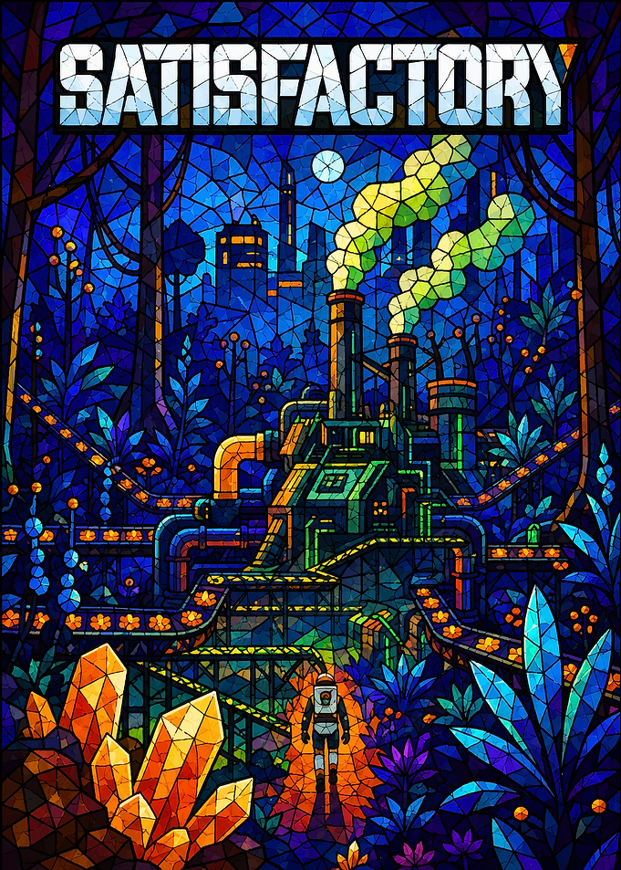 Satisfactory Game Art