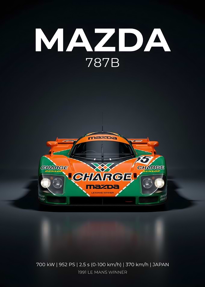 Mazda 787B Le Mans Winner