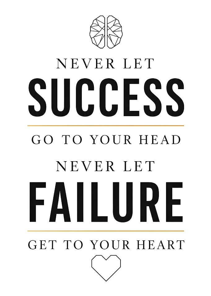 Inspirational Quote About Success and Failure