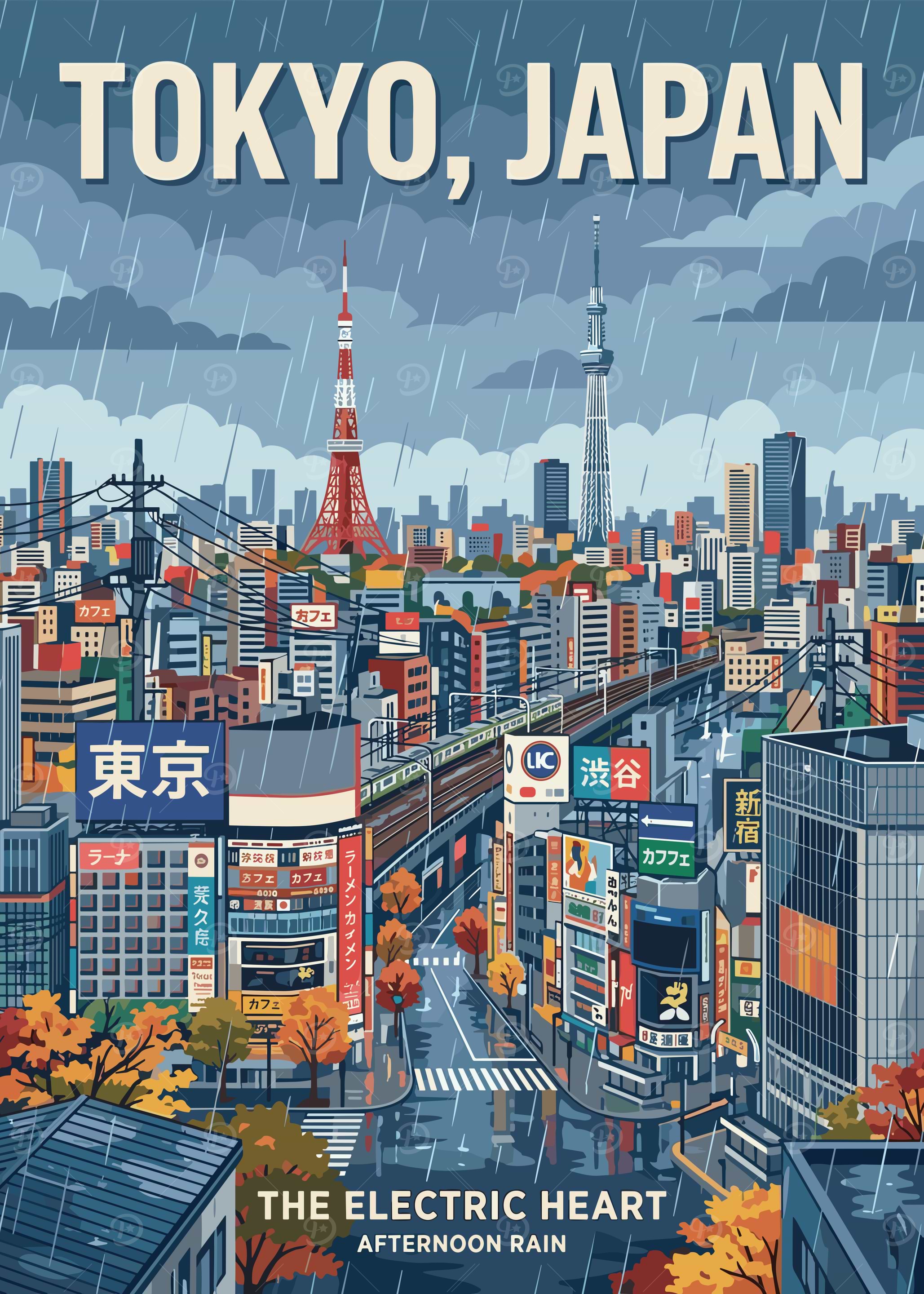 Tokyo Posters Online - Shop Unique Metal Prints, Pictures