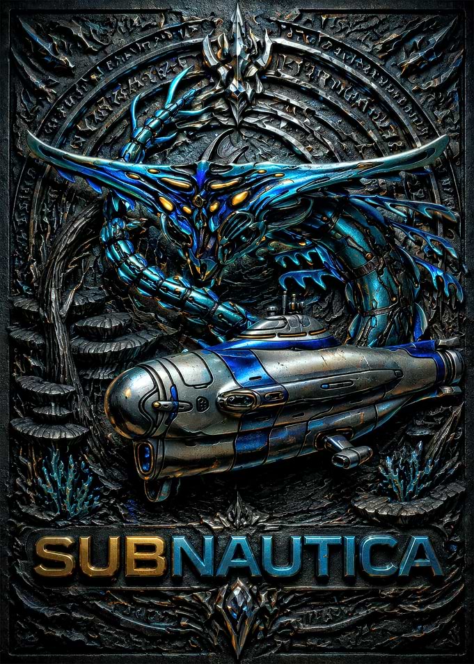 Subnautica Creature and Submarine Relief