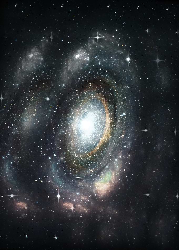 Spiral Galaxy in Deep Space