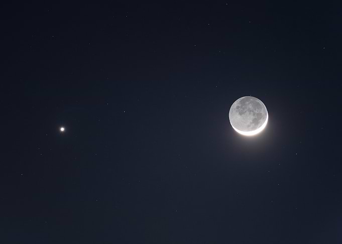 The Moon Meets Venus