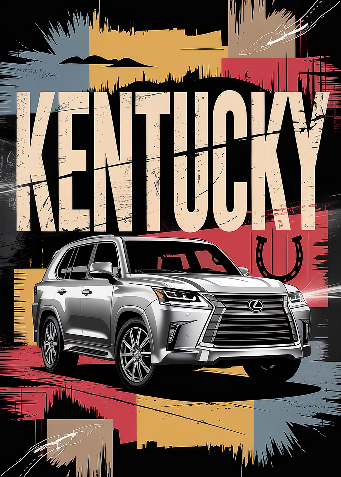 Kentucky Lexus SUV Poster