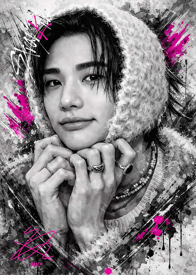 Stray Kids Hyunjin Portrait