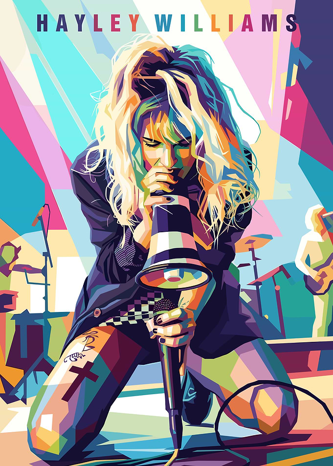 Hayley Williams Pop Art