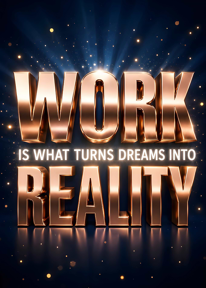 Work Turns Dreams Into Reality