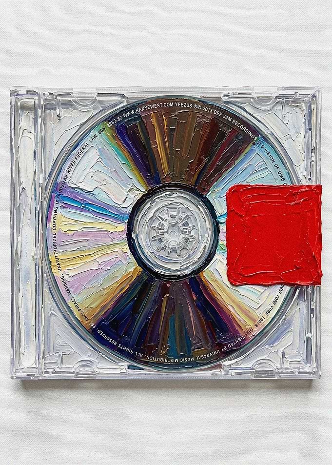 Yeezus CD Painting