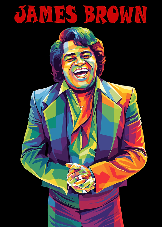 James Brown Pop Art Portrait