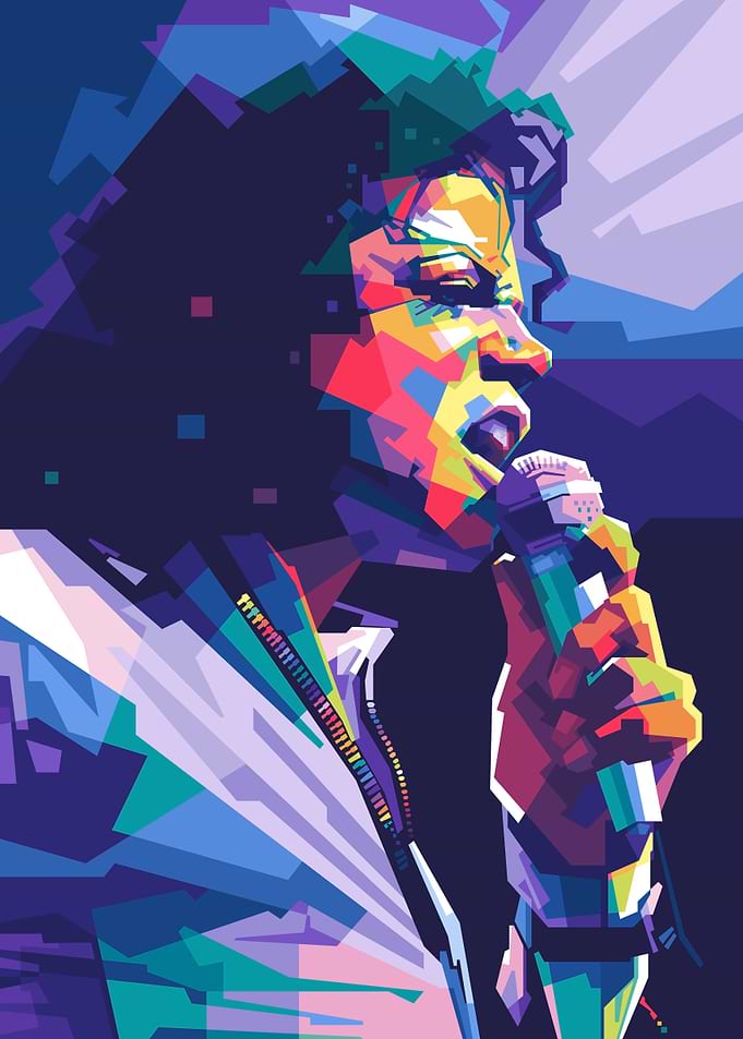 King of Pop in WPAP