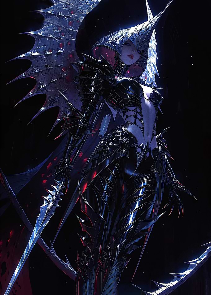 Dark Fantasy Warrior Woman