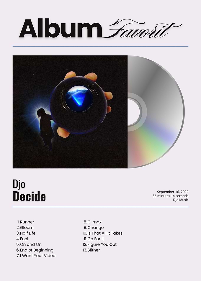 Djo Decide Album Cover