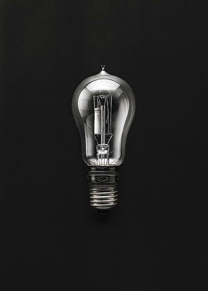 Vintage Incandescent Light Bulb