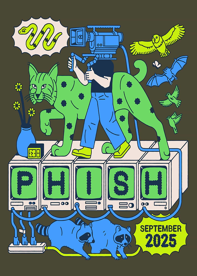 Phish September 2025 Poster