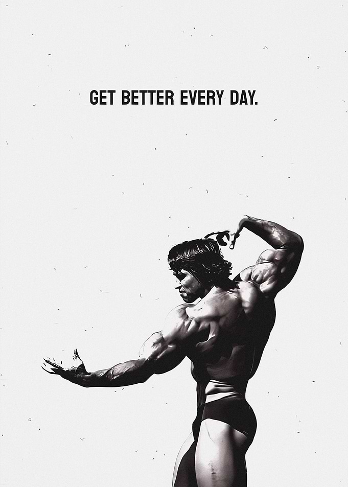 Arnold Schwarzenegger Motivational Poster