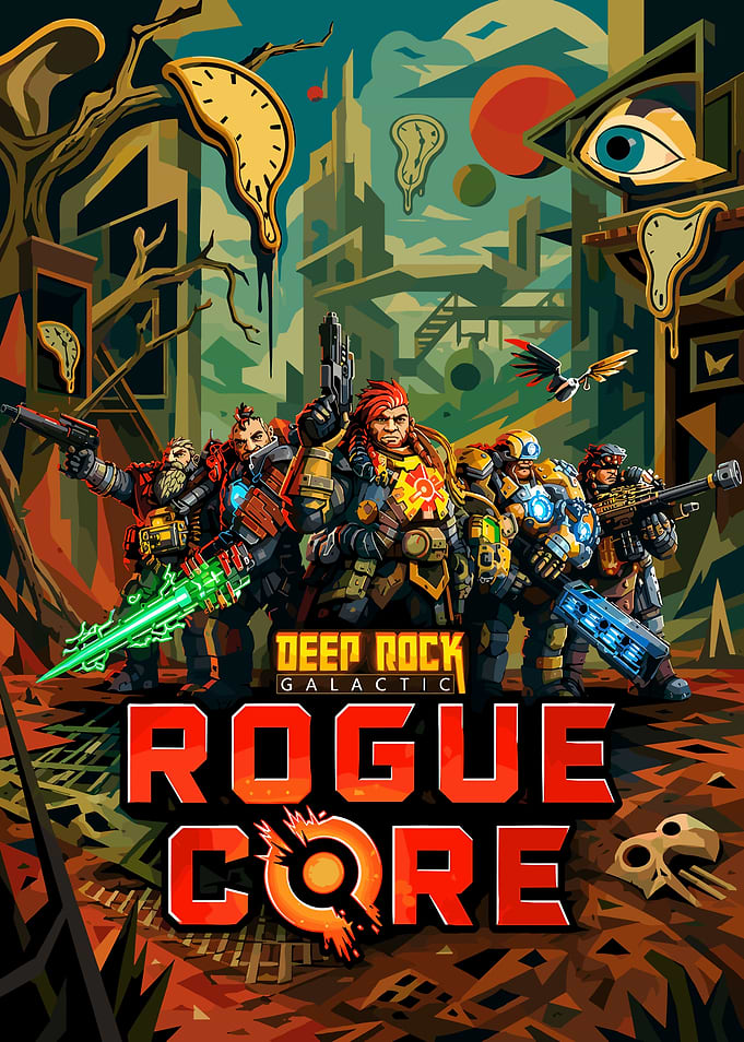 Deep Rock Galactic Rogue Core Art