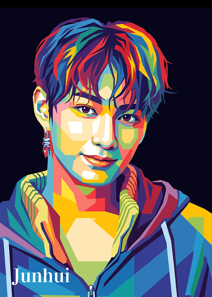 Junhui Pop Art Portrait