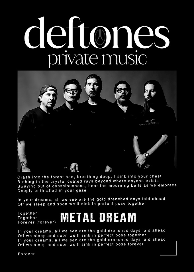 Deftones Private Music Poster