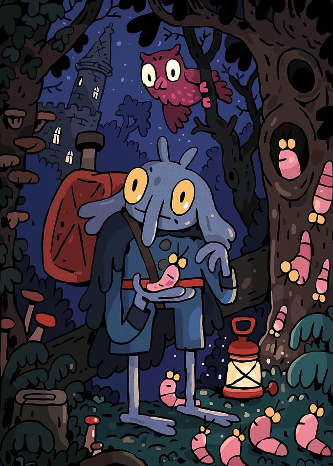 Mysterious Forest Encounter