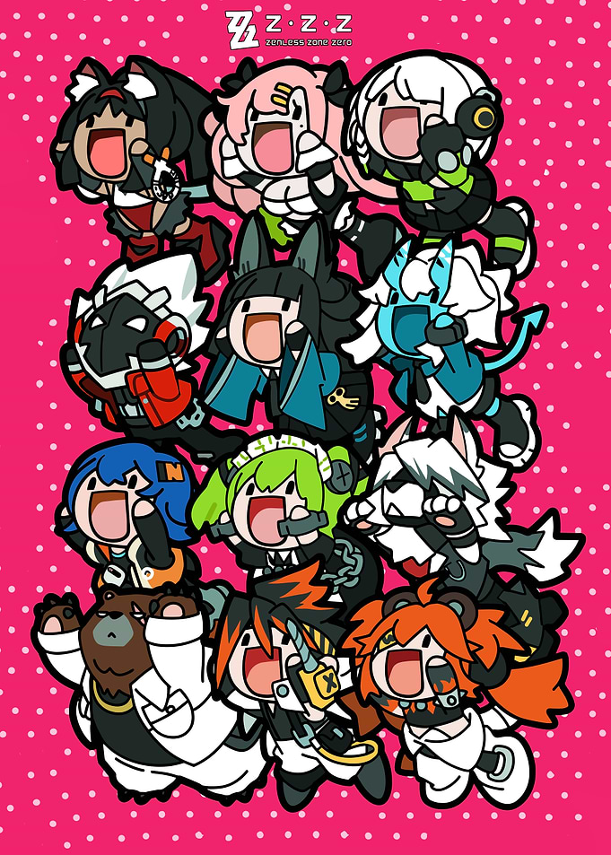 Zenless Zone Zero Chibi Characters