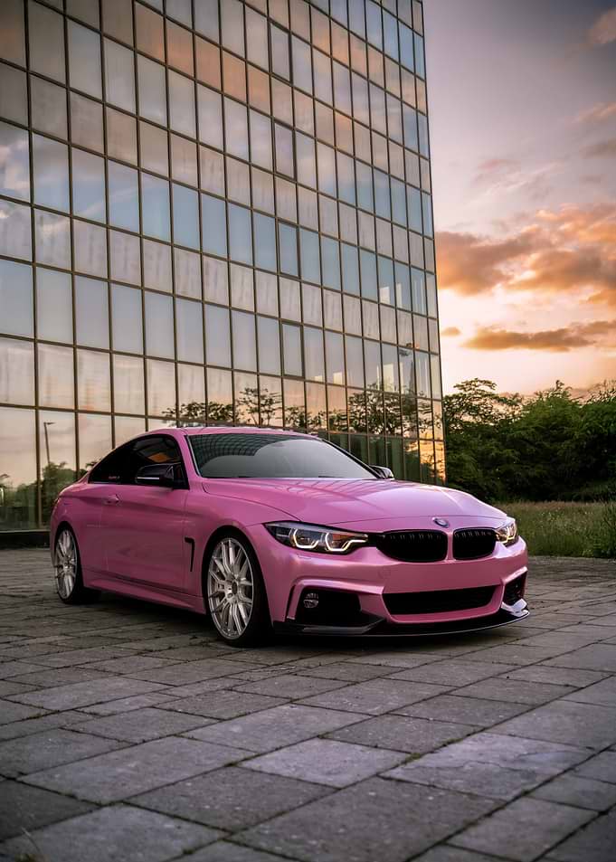Pink BMW Coupe by Modern Building