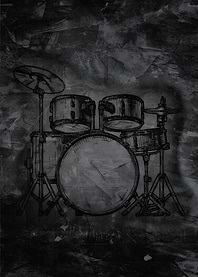 Sketch of a Drum Set
