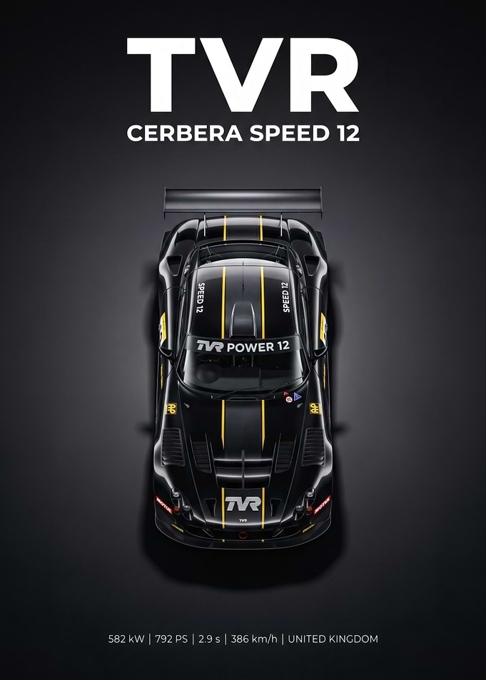 TVR Cerbera Speed 12 Top View