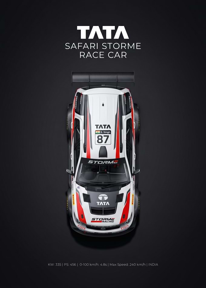 Tata Safari Storme Race Car