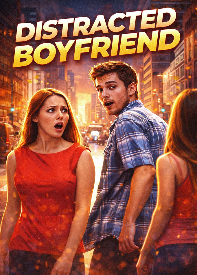 Distracted Boyfriend Meme Poster