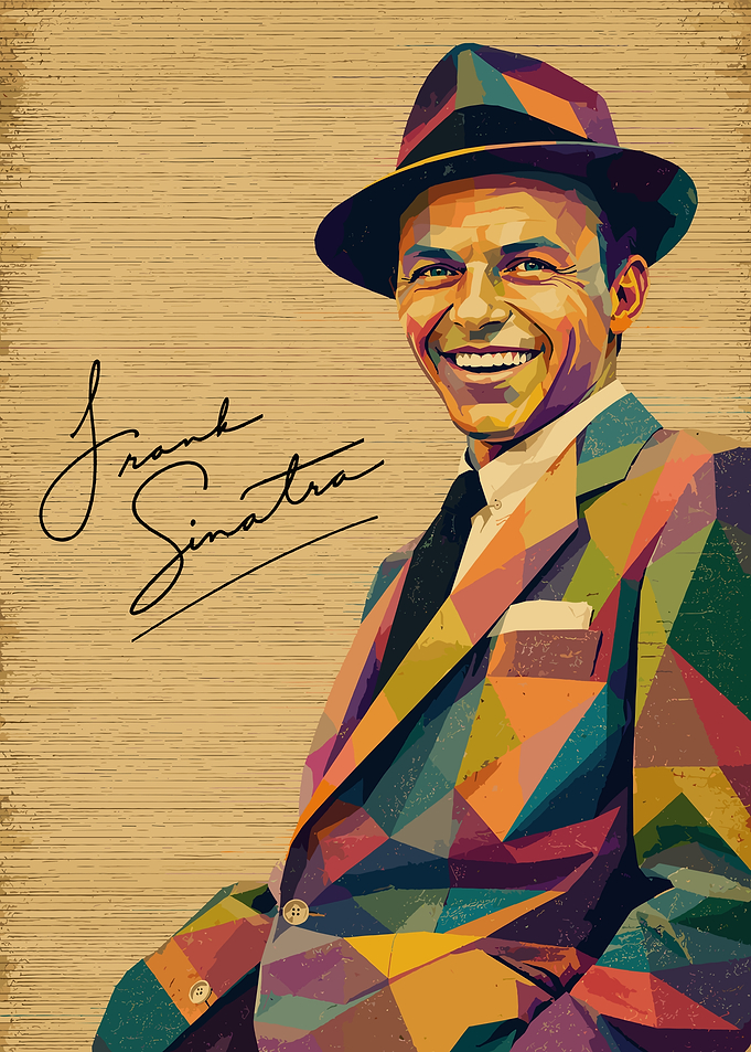Frank Sinatra Pop Art Portrait