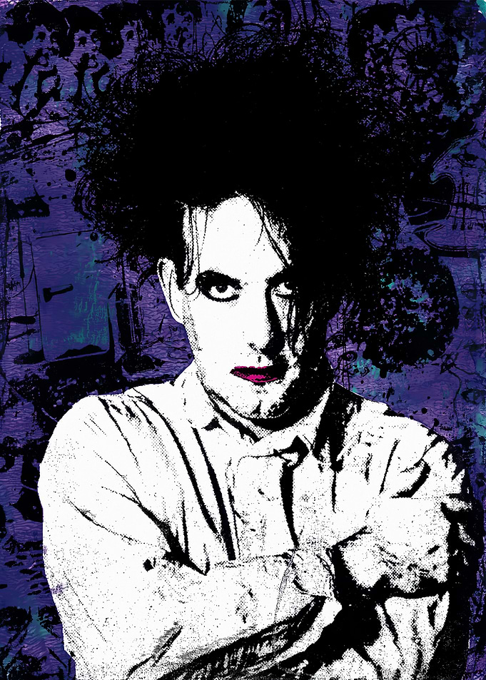 Robert Smith The Cure Portrait